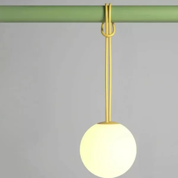 Ballon led rechargeable suspendu soirée jardin – Ambiance magique et lumière tamisée pour vos soirées en plein air – Image 3