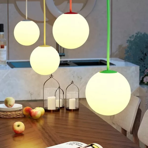 Ballon led rechargeable suspendu soirée jardin – Ambiance magique et lumière tamisée pour vos soirées en plein air