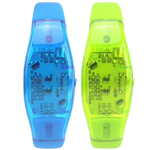 Bracelet néon rechargeable pour animation festive – Accessoire lumineux réutilisable pour soirées, fêtes et événements