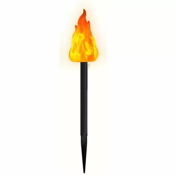Lampe solaire led effet feu extérieur – Ambiance flamme chaleureuse sans fil – Idéal jardin, terrasse, allées