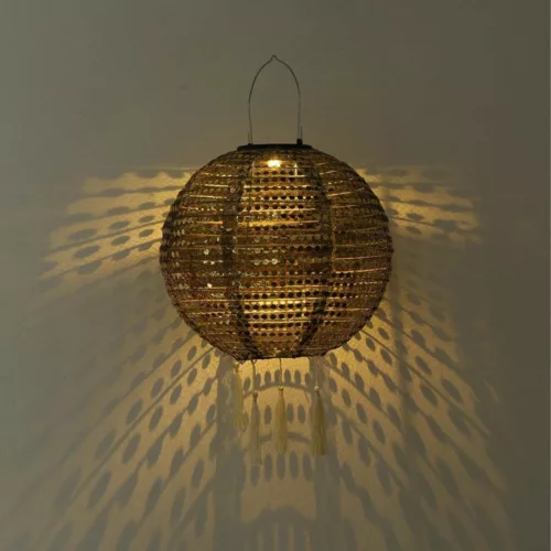 Lanterne lumineuse solaire suspendue pour fête – Ambiance magique extérieure sans branchement – Éclaire jardins et soirées
