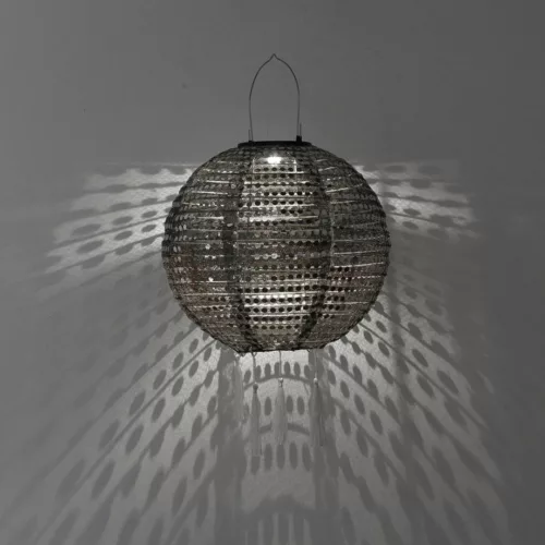 Lanterne lumineuse solaire suspendue pour fête – Ambiance magique extérieure sans branchement – Éclaire jardins et soirées