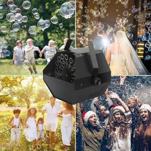 Machine bulles professionnelle portable usage extérieur – Animation festive pour mariages, anniversaires et événements en plein air