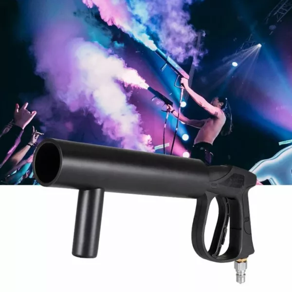 Mini canon à fumée pour animation jardin – Effet spectaculaire pour fête, mariage ou soirée en plein air