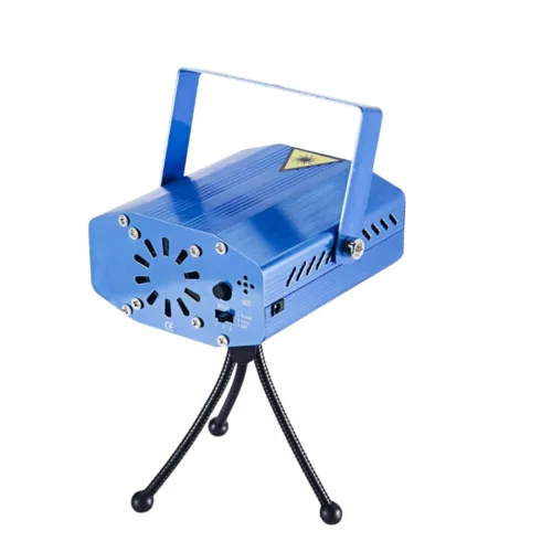 Mini projecteur laser extérieur télécommande intégrée – Illuminez vos soirées sans effort – Effet féerique garanti dehors