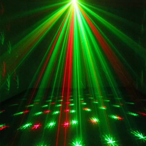 Mini projecteur laser extérieur télécommande intégrée – Illuminez vos soirées sans effort – Effet féerique garanti dehors