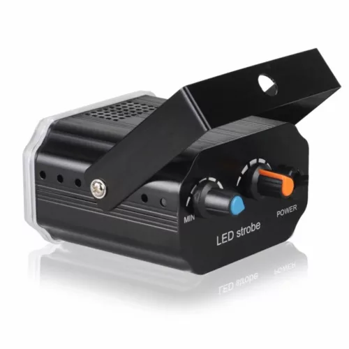 Mini stroboscope led portable pour fête extérieure – Ambiance festive garantie – Effets lumineux puissants et compacts