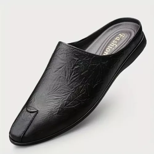 Mules confort homme cuir antidérapantes – Style élégant et maintien optimal pour marcher sans douleur