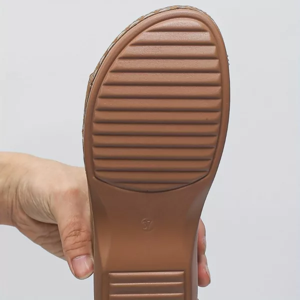 Mules confort large à enfiler femme – Semelle ergonomique – Marche facile et sans douleur – Idéal pieds sensibles