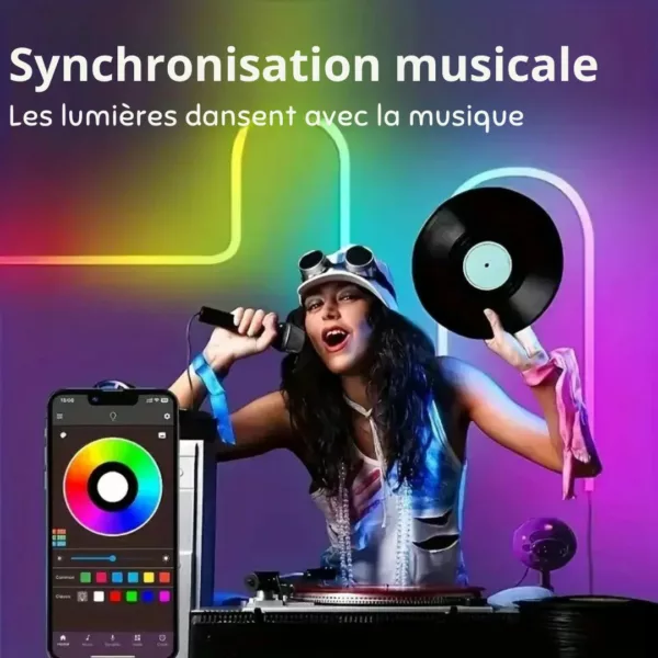 Néon flexible usb extérieur pour décoration festive – Ambiance lumineuse instantanée pour soirées, jardin et fêtes en plein air