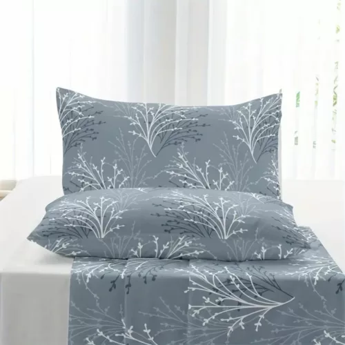 Parure de lit branches minimalistes zen – Ambiance apaisante et design épuré pour un sommeil relaxant