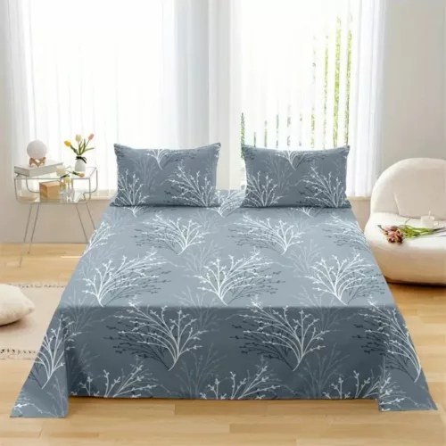 Parure de lit branches minimalistes zen – Ambiance apaisante et design épuré pour un sommeil relaxant