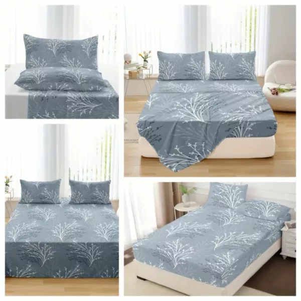 Parure de lit branches minimalistes zen – Ambiance apaisante et design épuré pour un sommeil relaxant