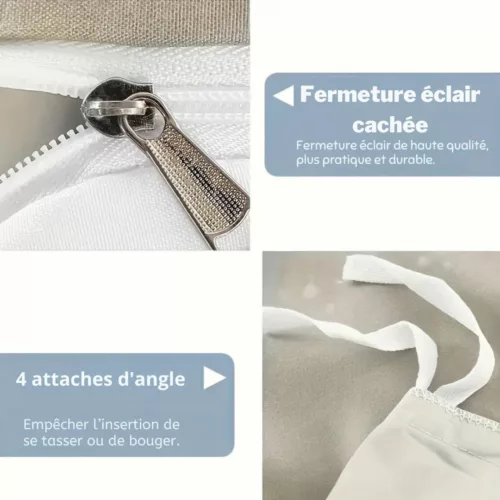 Parure de lit calligraphie asiatique porte-bonheur – Ambiance zen et paisible pour des nuits sereines