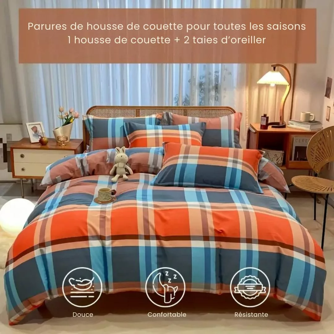 Parure de lit cascade forêt tropicale – Évasion exotique et sommeil apaisant – Décor naturel zen