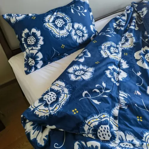 Parure de lit fleurs artistiques modernes – Housse élégante et colorée pour chambre design – Confort doux et style unique