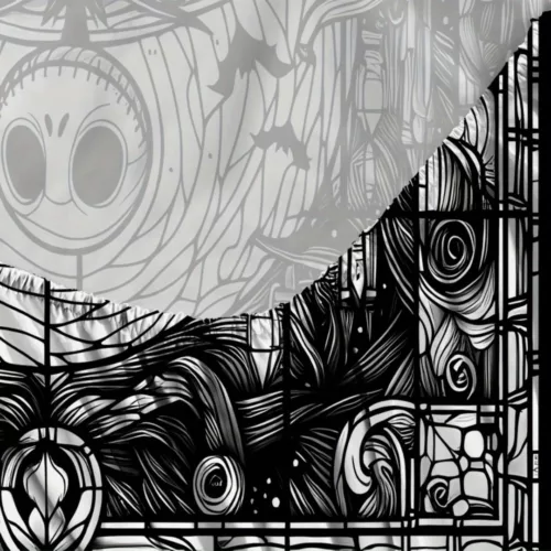 Parure de lit Jack Skellington gothique – Ambiance sombre et stylée pour chambre ado ou adulte fan de Tim Burton