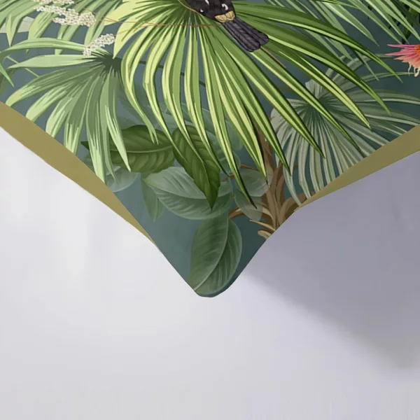 Parure de lit jungle exotique luxuriante – Ambiance tropicale chic pour nuits dépaysantes et déco tendance