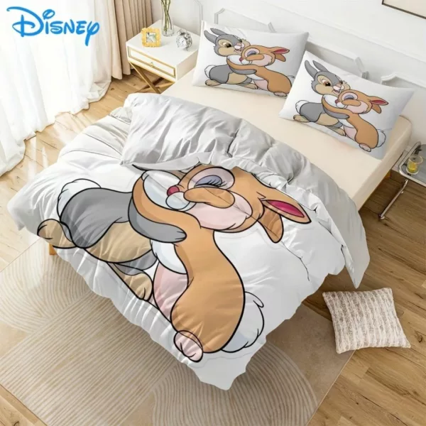 Parure de lit Disney douce avec Panpan et motifs tendres pour chambre enfant cocooning