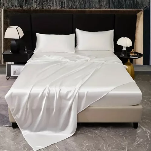 Parure de lit satin doux luxe – Confort haut de gamme pour des nuits douces et élégantes