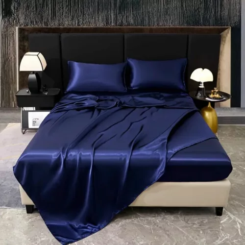 Parure de lit satin doux luxe – Confort haut de gamme pour des nuits douces et élégantes