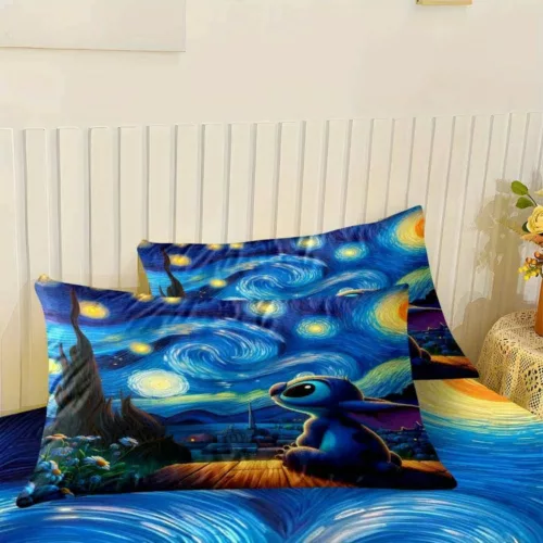 Parure de lit Stitch nuit étoilée – Confort ultra doux et rêve magique pour enfants
