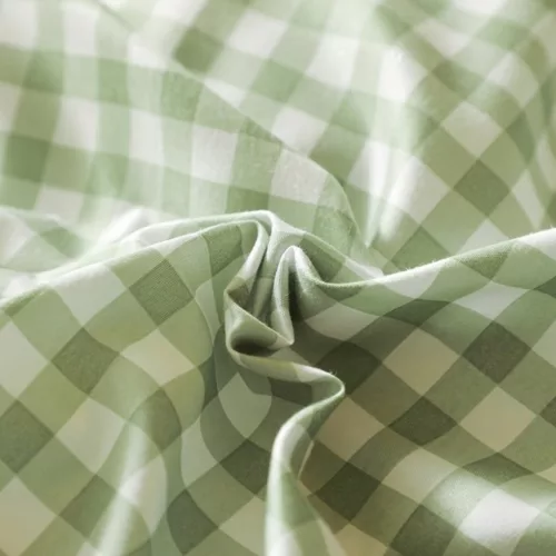 Parure de lit vichy style campagne – Ambiance cosy et champêtre pour des nuits paisibles et stylées