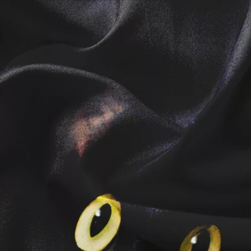 Parure de lit yeux de chat mystique – Ambiance féline et mystique pour des nuits envoûtantes