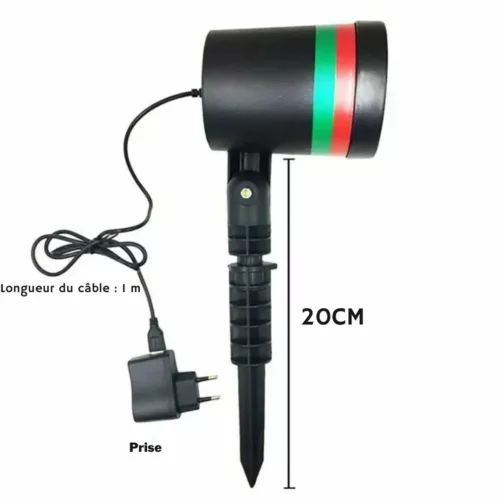 Projecteur ciel étoilé laser usage extérieur – Ambiance féerique instantanée jardin ou façade – Étanche, idéal fêtes et soirées