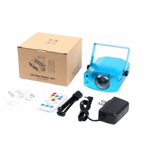 Projecteur extérieur led effet vague colorée – Ambiance féerique instantanée pour jardin, terrasse ou fêtes – Étanche et facile à installer