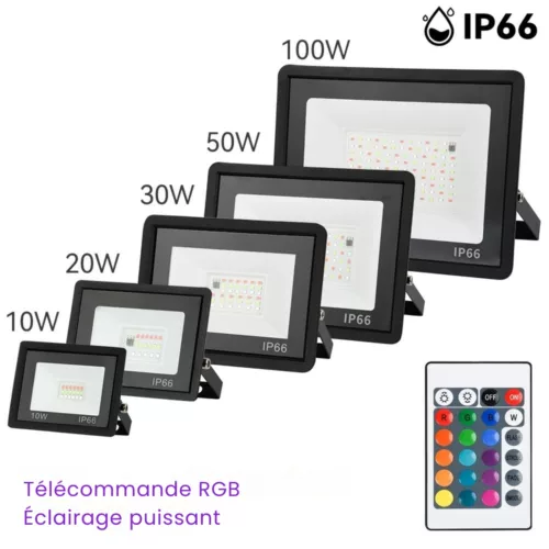 Projecteur led extérieur autonome pour soirée – Ambiance festive garantie sans électricité – Idéal jardin & événements