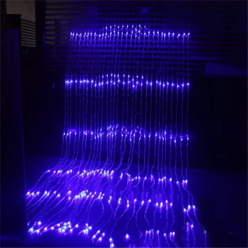 Rideau led effet cascade pour soirée – Ambiance magique garantie pour mariages, fêtes et événements élégants