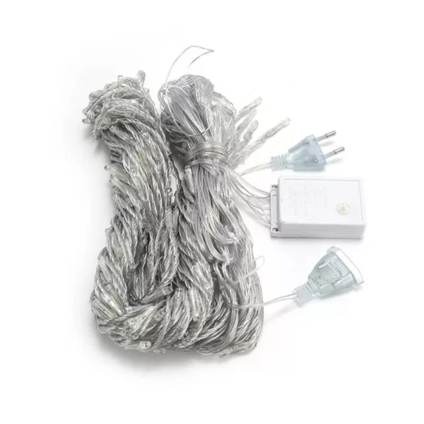 Rideau led effet cascade pour soirée – Ambiance magique garantie pour mariages, fêtes et événements élégants
