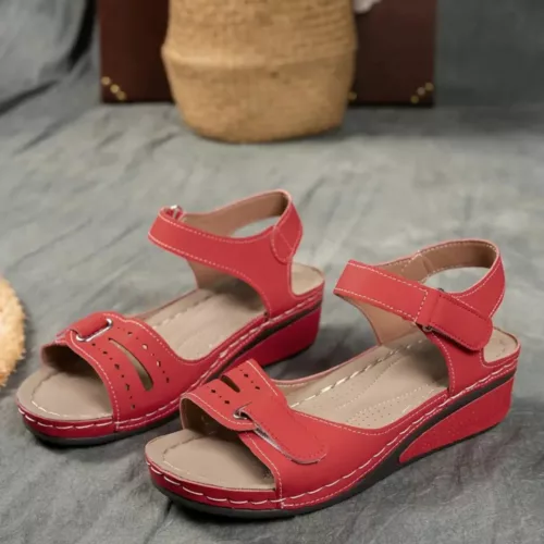 Sandales à plateforme ajustables été respirantes à bout ouvert – Confort ultime et style léger pour vos journées ensoleillées