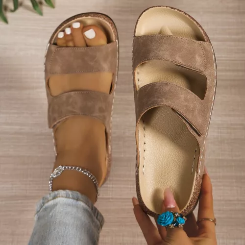 Sandales confort semelle anatomique femme – Marche légère et sans douleur – Idéal pieds sensibles et été