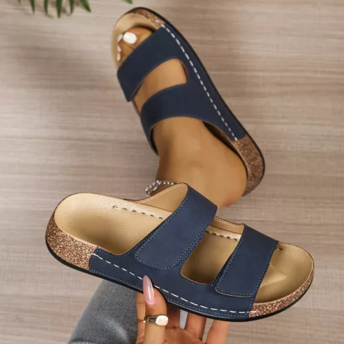 Sandales confort semelle anatomique femme – Marche légère et sans douleur – Idéal pieds sensibles et été