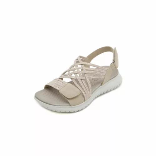 Sandales élastiques confort marche femme – Semelle légère antichoc – Idéales pour longues balades sans douleur