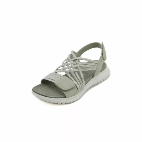 Sandales élastiques confort marche femme – Semelle légère antichoc – Idéales pour longues balades sans douleur