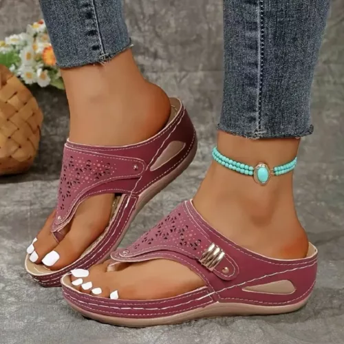 Sandales mi-talons confort voûte – Élégance et maintien parfait pour marcher sans douleurs tout l'été