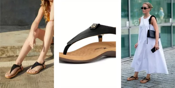 Sandales orthopédiques été bride confort