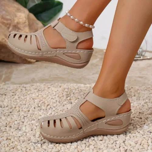 Sandales orthopédiques été confort femme – soulagement des pieds, marche sans douleur, style estival élégant