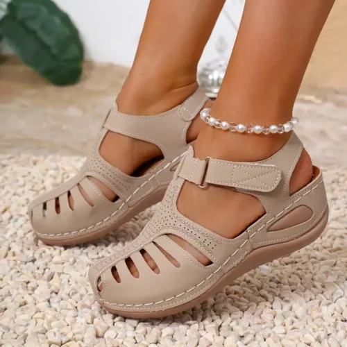 Sandales orthopédiques été confort femme – soulagement des pieds, marche sans douleur, style estival élégant