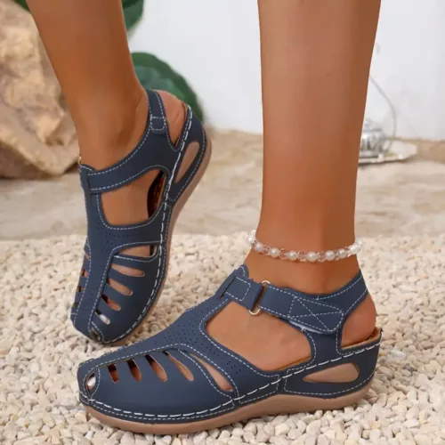 Sandales orthopédiques été confort femme – soulagement des pieds, marche sans douleur, style estival élégant