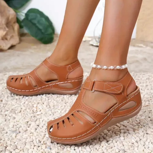 Sandales orthopédiques été confort femme – soulagement des pieds, marche sans douleur, style estival élégant