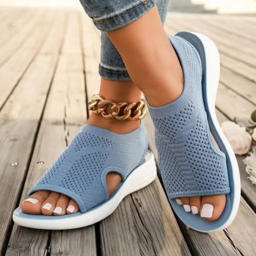 Sandales orthopédiques femme tricot été