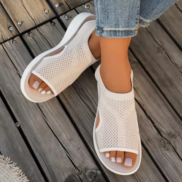 Sandales orthopédiques femme tricot été