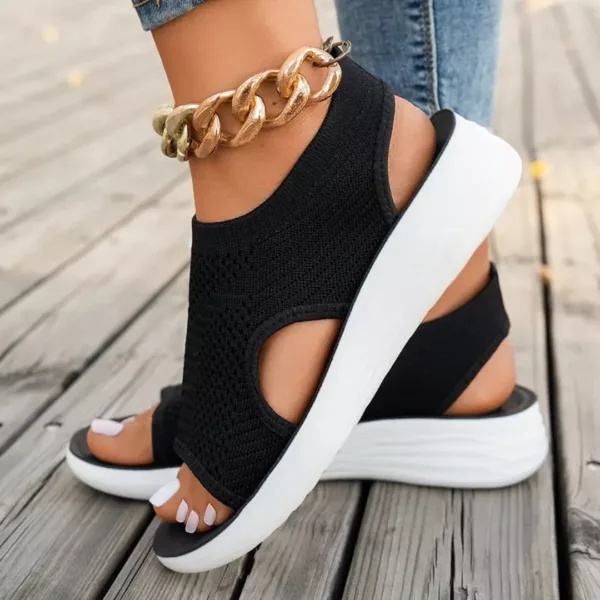 Sandales orthopédiques femme tricot été