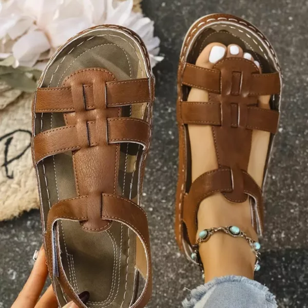 Sandales ouvertes confort semelle épaisse – Marche ultra confortable tout l'été avec style et maintien parfait