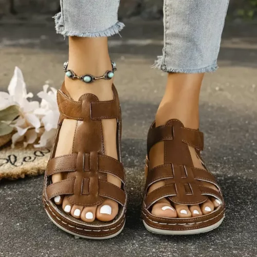 Sandales ouvertes confort semelle épaisse – Marche ultra confortable tout l'été avec style et maintien parfait