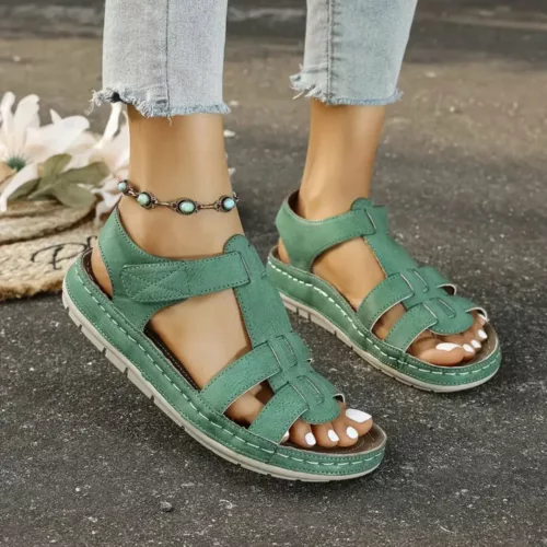 Sandales ouvertes confort semelle épaisse – Marche ultra confortable tout l'été avec style et maintien parfait